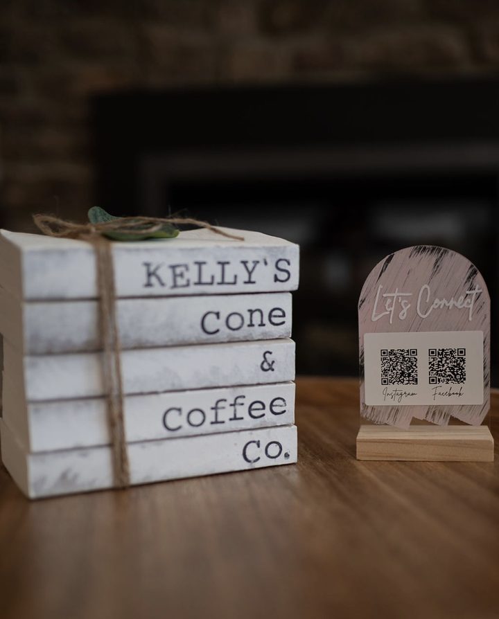 A view inside Kelly's neighborhood café