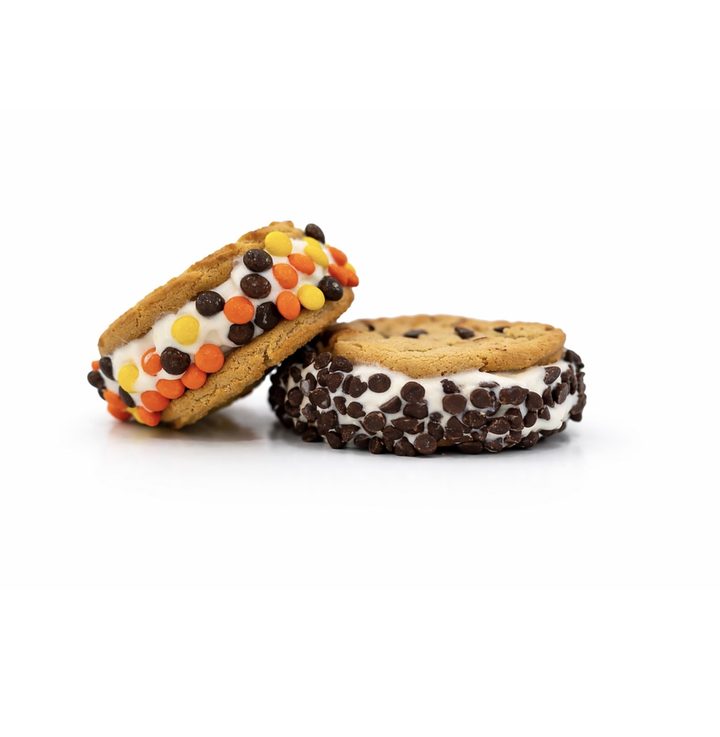 Chocolate chip ice cream sandwiches